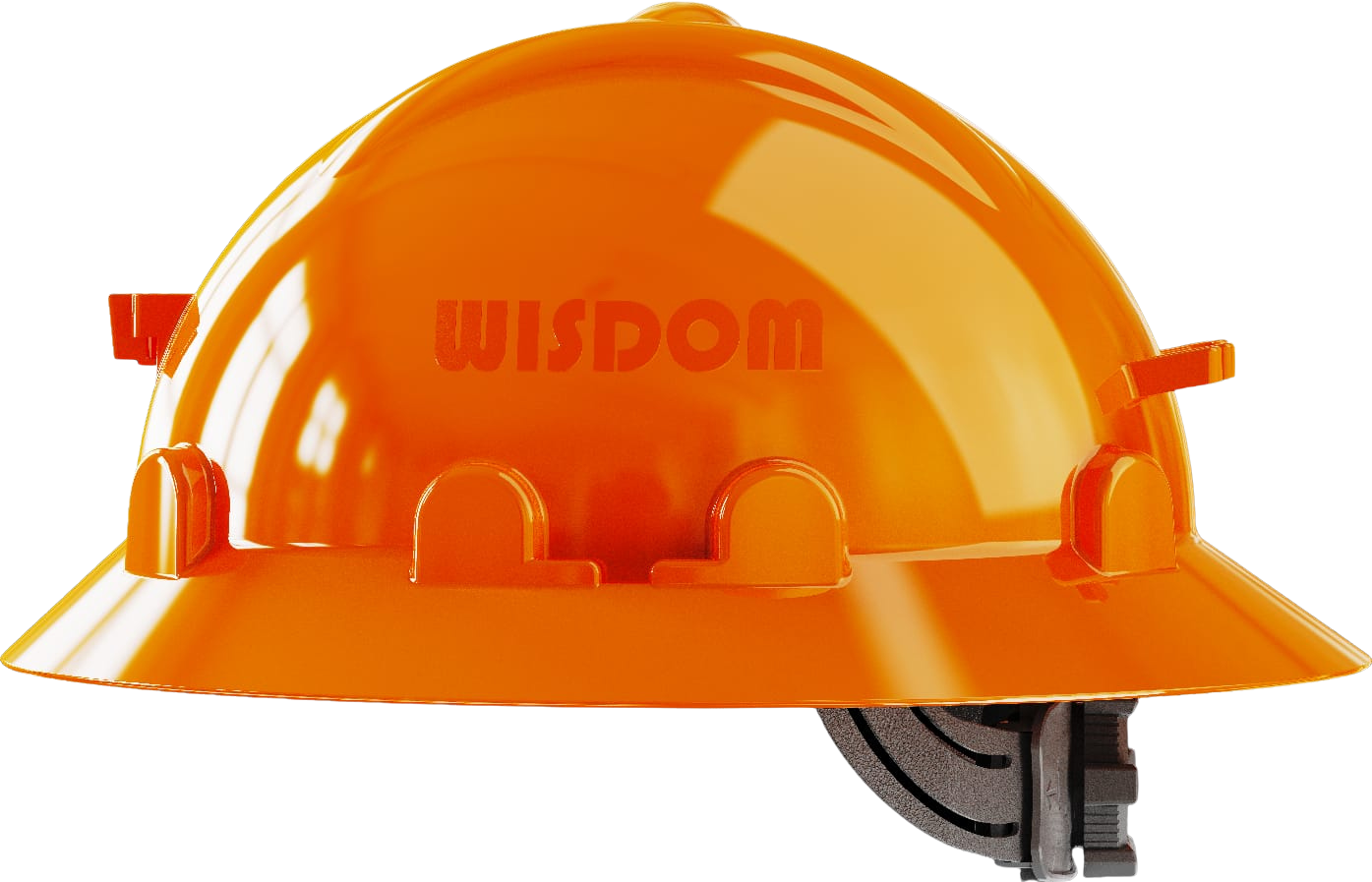 Casco Minero Naranja WISDOM